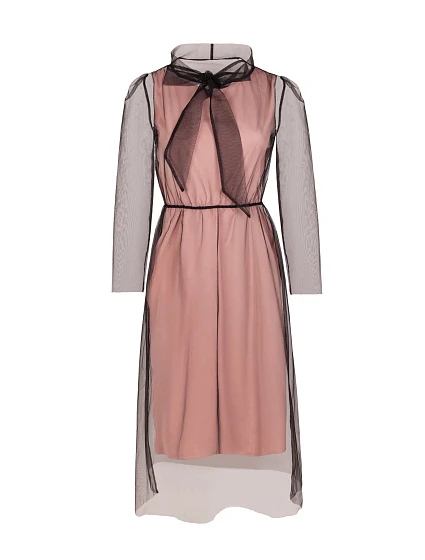 Dámské šaty model 18889783 Powder Pink - Makover Dámské šaty model 18889783 Powder Pink - Makover