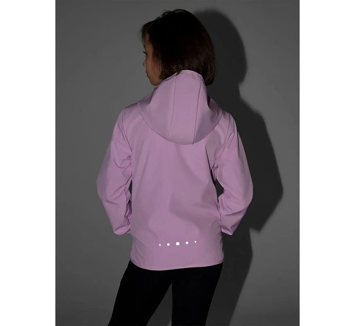 Dievčenská vetruodolná softshellová bunda 5000 s membránou 4F 4FJWSS26TSOFF478-47S