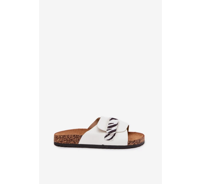 Dámské Pantofle S Na Korkové Platformě Béžové model 21698970 - Boto Dámské Pantofle S Na Korkové Platformě Béžové model 21698970 - Boto