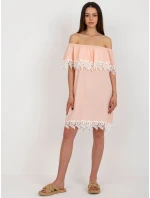 LK SK 506987 šaty.04X broskyňa LK SK 506987 šaty.04X broskyňa