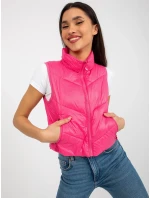 Dámská vesta NM KZ H model 18041499 tmavě růžová - FPrice Dámská vesta NM KZ H model 18041499 tmavě růžová - FPrice