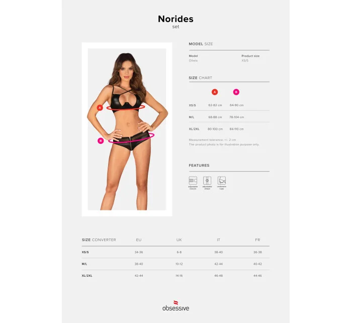 Očarujúce set dvojdielny Norides set - Obsessive