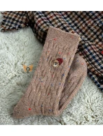 Magnetis ponožky YN5042 Medvedík melanž