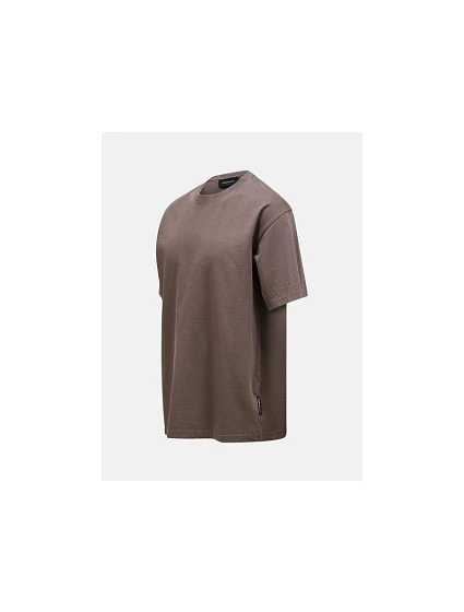 Pánské tričko PEAK PERFORMANCE M Heavy Cotton Tee, hnědé
