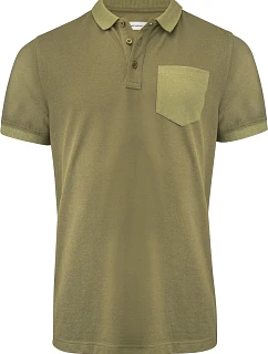 James Harvest Pinedale Polo Men Pánske polo tričko z hustej bavlny „Two-Tone“ 62.5040 machovo zelené