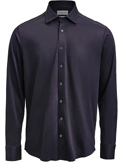 J.Harvest & Frost 132 Regular Men Košile Interlock s dlouhým rukávem navy model 22459783