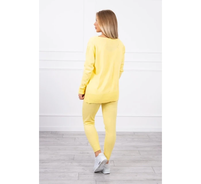 Súprava svetrov 3-dielna žltá