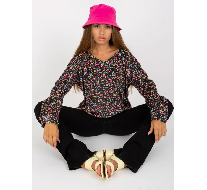 Blúzka RV BZ 8132.60 čierna a ružová