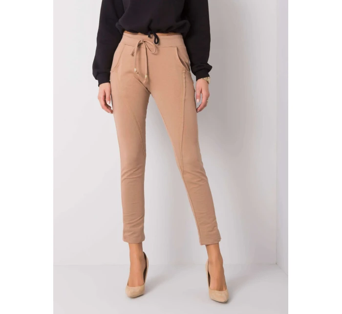 Spodnie dresowe RV DR model 19433461 camelowy - FPrice Spodnie dresowe RV DR model 19433461 camelowy - FPrice