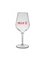 I LOVE YOU - číry nerozbitný pohár na víno 470 ml