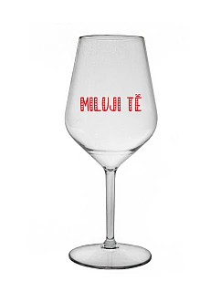 I LOVE YOU - číry nerozbitný pohár na víno 470 ml