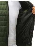 Pánska prechodná prešívaná zelená bunda TX3408 Pánska prechodná prešívaná zelená bunda TX3408