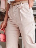 Dámské kalhoty s širokými nohavicemi růžová Dstreet model 21987129 - FashionStreet Dámské kalhoty s širokými nohavicemi růžová Dstreet model 21987129 - FashionStreet