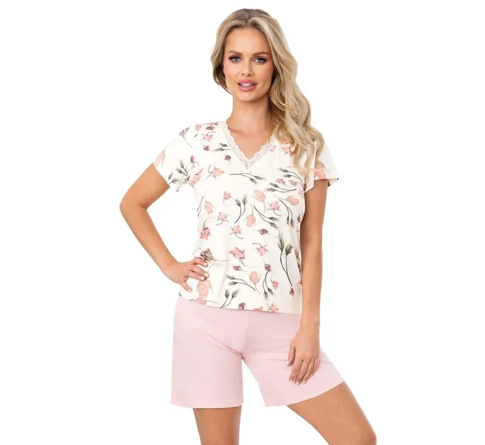 Pyžamo Donna Amaris 1/2 cr/r M-2XL Pyžamo Donna Amaris 1/2 cr/r M-2XL