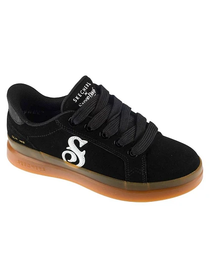 Tenisky Skechers Slip-Ins Suede Snoop Cupsole 186100-BKW, černé, velikost 36 Tenisky Skechers Slip-Ins Suede Snoop Cupsole 186100-BKW, černé, velikost 36