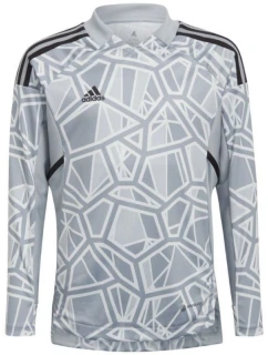 Detské brankárske tričko adidas Condivo 22 s dlhým rukávom šedé HB1646