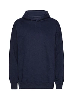T Mikina s kapucí z těžké bio IC bavlny "Tiger" navy model 22417446 - Neutral