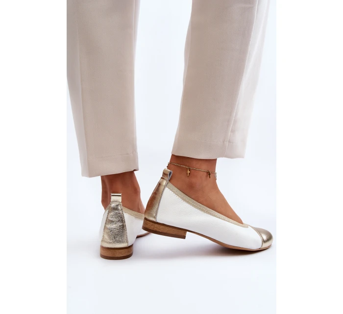 Kožené baleríny model 21646179 - Zazoo