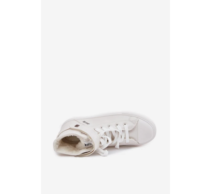 Trampki Damskie Big Star Ocieplane Białe V274541FW Trampki Damskie Big Star Ocieplane Białe V274541FW