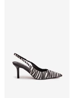 Lodičky na podpätku Zebra Phelia