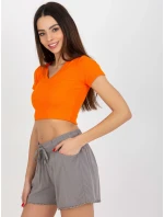 Dámské šortky model 18339359 šedá - FPrice