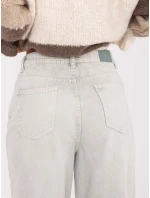 Nohavice D80028BB62487A1 svetlo sivé