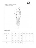 Meratín šaty D07 Červená - Merribel