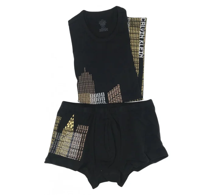 Pánsky komplet M4106E-001 hnedá - Calvin Klein