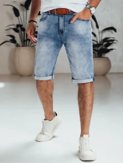 Pánské modré džínové šortky s páskem Dstreet model 21989939 - FashionStreet