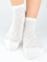 Noviti Ponožky SB119 Jacquard Hearts women 35-42