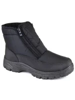 Novinky M EVE439 čierne zateplené snehové topánky