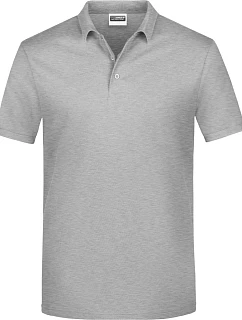 JN Pánské piqué polo 02.0 grey heather model 22437269 - Daiber