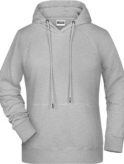 Dámská raglánová mikina s kapucí 02. grey heather model 22430568 - Daiber