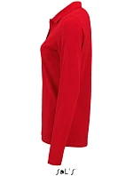 SOL'S Perfect LSL Women Dámske piqué polo s dlhým rukávom 25.2083 červené SOL'S Perfect LSL Women Dámske piqué polo s dlhým rukávom 25.2083 červené