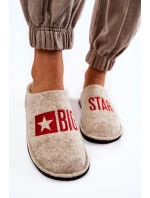 Domácí pantofle Big Star model 21600995 Béžová - Big Star Shoes