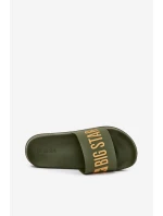 Klapki Męskie Big Star SS174360 Zielone