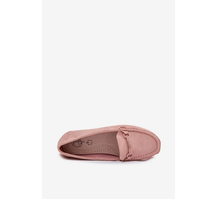 Dámské mokasíny Ploché Růžové model 22091868 - Boto