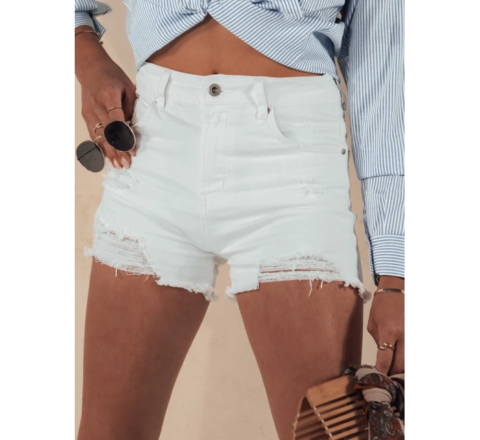 Dámské džínové šortky white Dstreet model 21977970 - FashionStreet