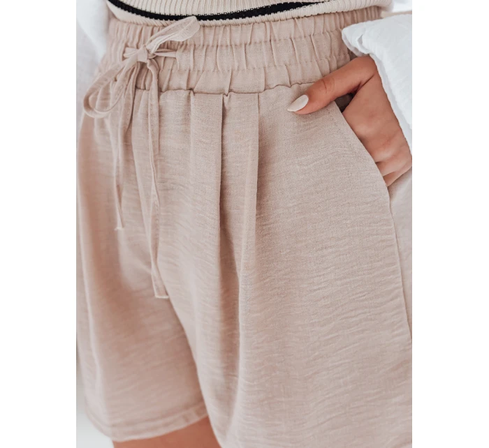 Dámske šortky RELAX TIME beige FashionStreet SY0458