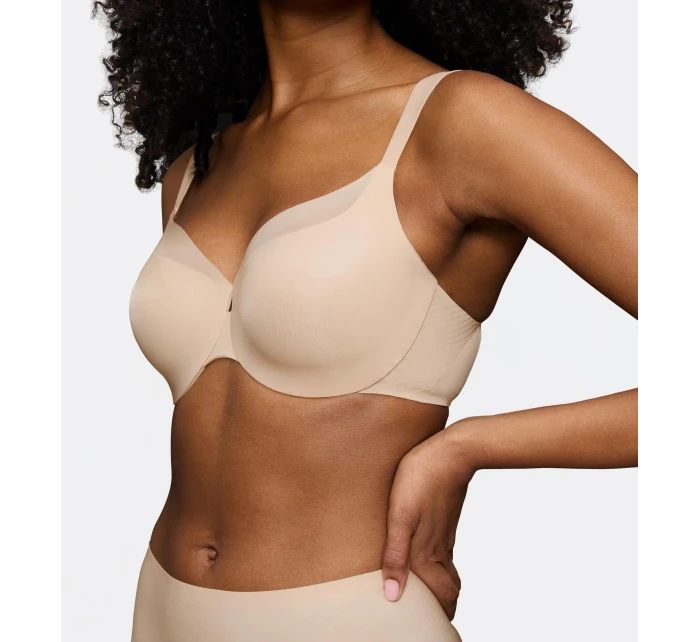 Dámska podprsenka BMU Illusion Curve Bra W01 - BROWN ecru 00NZ - TRIUMPH