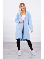 Modrá bunda s potiskem