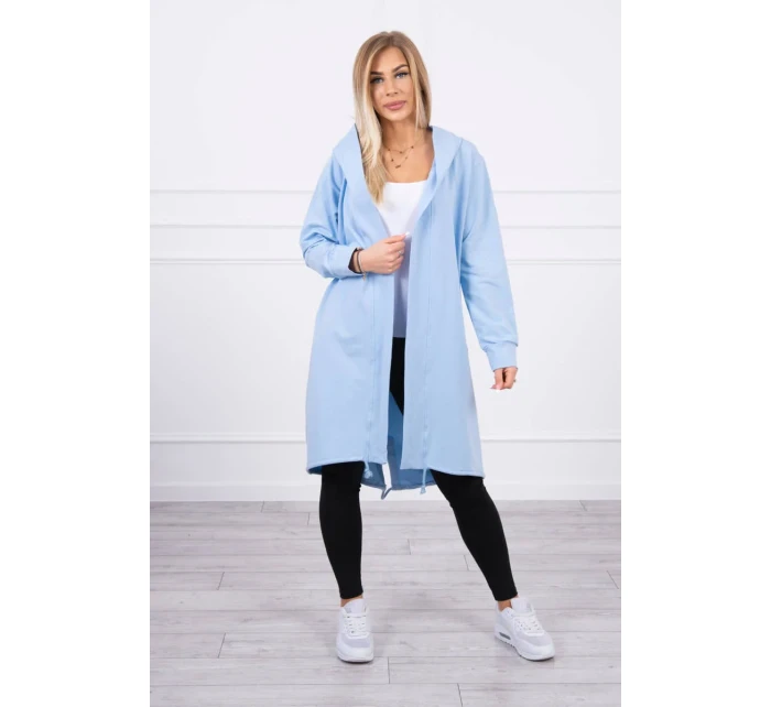 Modrá bunda s potiskem