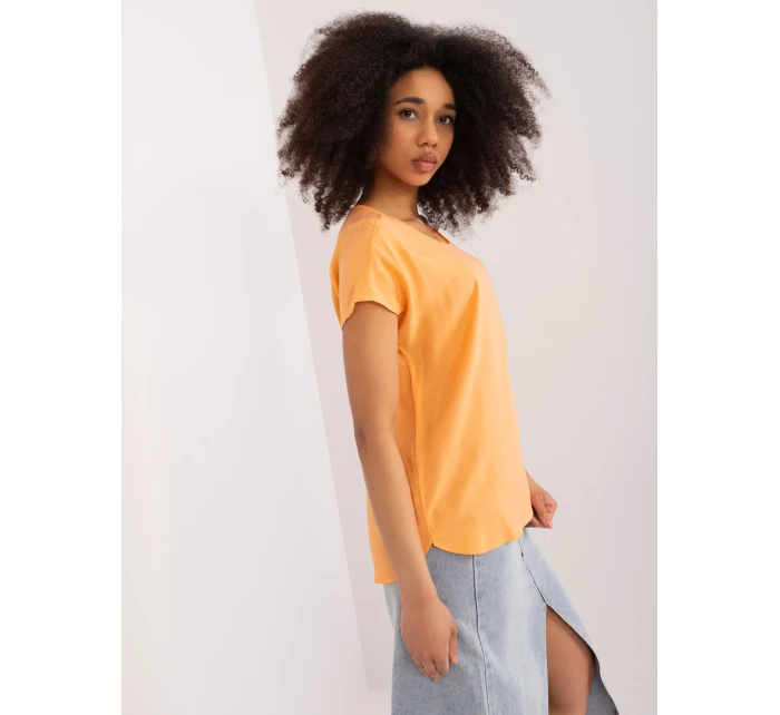 Bluzka model 21717612 jasny pomarańczowy - FPrice