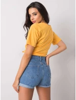 T shirt PM TS model 20985207 jasny pomarańczowy - FPrice T shirt PM TS model 20985207 jasny pomarańczowy - FPrice