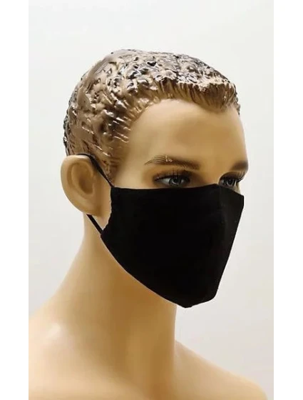 Bavlnená rúška jednovrstvová L-XL čierna Bavlnená rúška jednovrstvová L-XL čierna