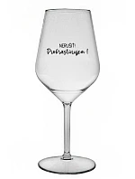 DON'T BREAK IT! - priehľadný nerozbitný pohár na víno 470 ml DON'T BREAK IT! - priehľadný nerozbitný pohár na víno 470 ml