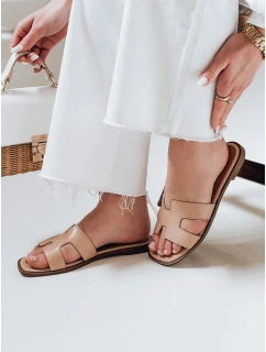 Dámske žabky CLASSROT notchback beige FashionStreet ZY0883