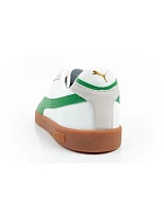 Puma Pánske tenisky Club II Era Leather White Grey Green