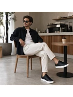 Pánské černé sportovní polobotky model 22097307 - VanHorn Pánské černé sportovní polobotky model 22097307 - VanHorn