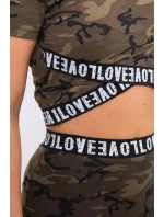 Souprava halenky se sukní moro model 18744663 - K-Fashion